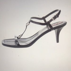 Prada sport patent leather sandals